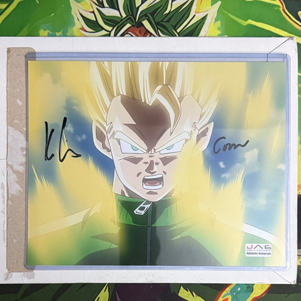 Dragon Ball Z GOHAN signed Art Print Kyle Hebert